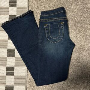 True Religion Dark Blue Boot Cut Jeans Sz 29 x 32